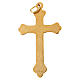 Rosary crucifix in golden metal s2