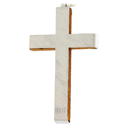 Rosenkranzkreuz, Kreuz aus Holz, natur 5