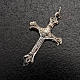 Rosary crucifix silvery metal s2