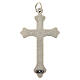 Rosary crucifix silvery metal s4