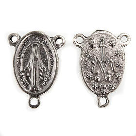 Rosary center piece miraculous medal