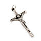 Rosary crucifix with ring in golden metal s1