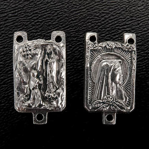 Medalha metal criação terços Nossa Senhora de Lourdes 2