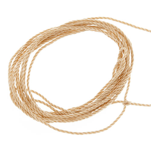 Beige wire for making rosaries 1