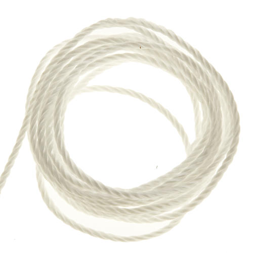 White cord for do-it-yourself rosary 1