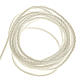 White cord for do-it-yourself rosary s1