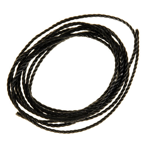 Black cord for do-it-yourself rosary 1