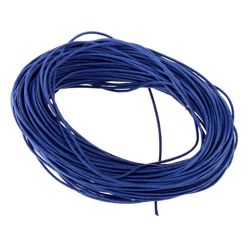 Dark blue cord for do-it-yourself rosary 1