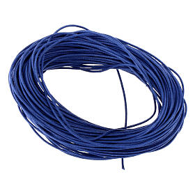 Corda blu per rosari fai da te