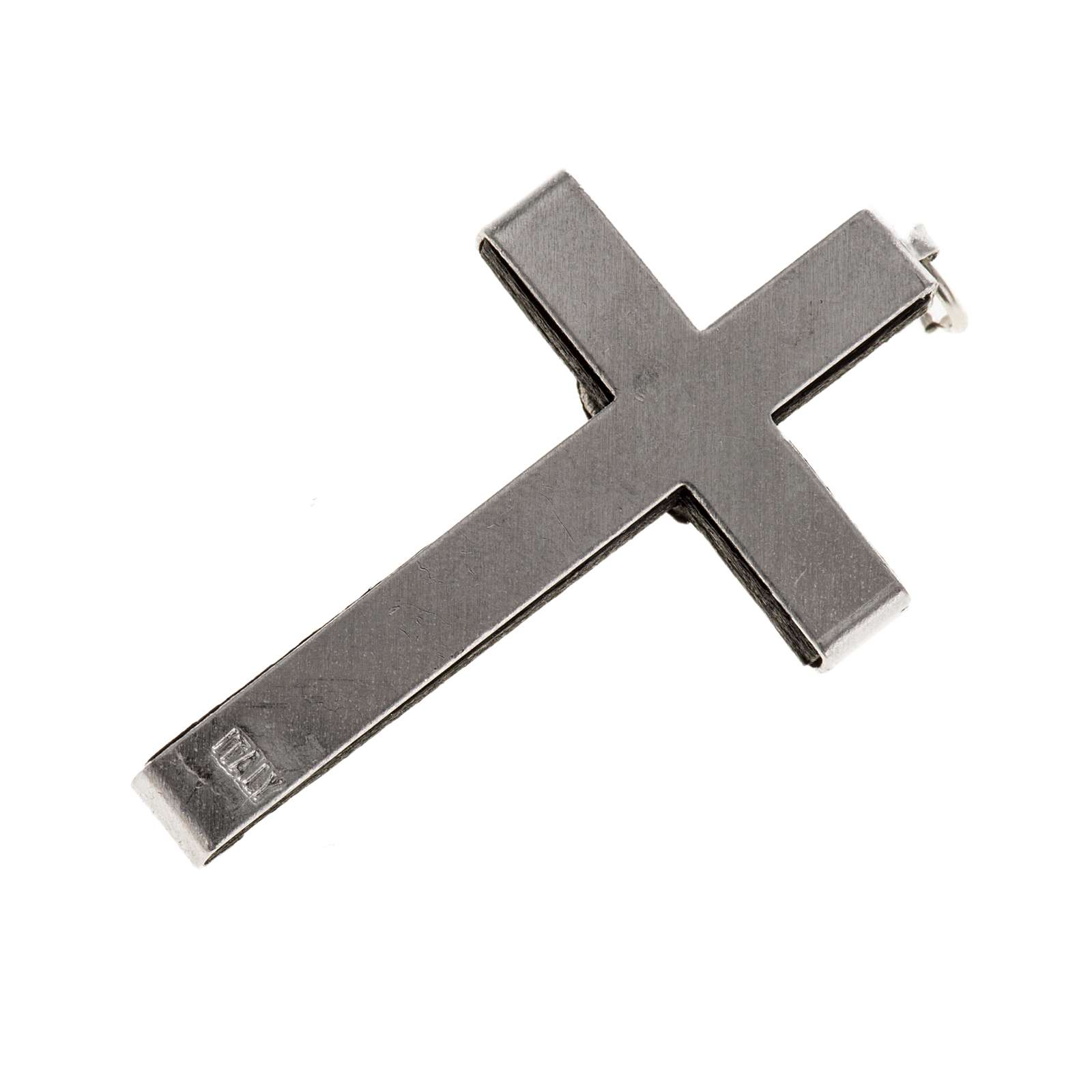 moderna croce in croce kruzifix24 Devotionals croce gioiello per la parete 22 x 12 x 1,5 cm croce da parete in legno di faggio naturale laccato