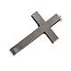 Cross in black wood for do-it-yourself rosary s3