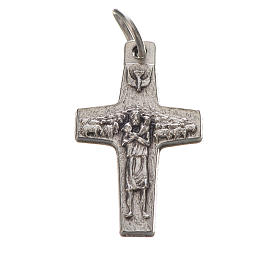Anhänger, Kreuz von Papst Franziskus, aus Metall, 2x1,4 cm