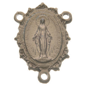 Rosary medal with Madonna, gold colour