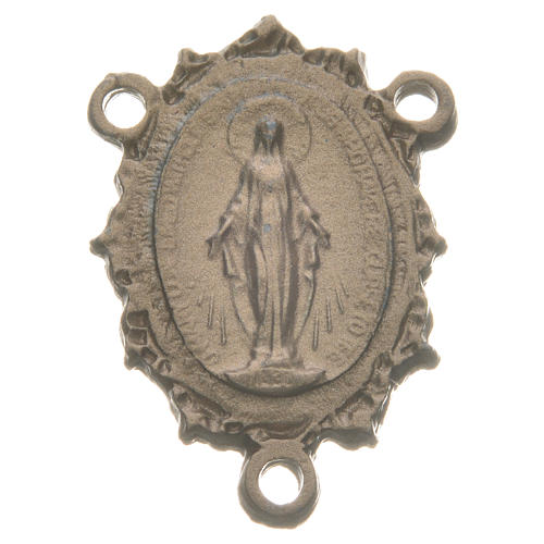 Rosary medal with Madonna, gold colour 1