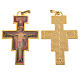 Croix Saint Damien doré avec image s1