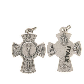 Rosenkranzkreuz, Kelch und Heilige, 2,0 cm