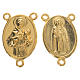 Golden medal Saint Francis and Saint Clare s1