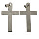 Cross in steel with laser engraving 5 cm s1