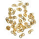 Chains for rosaries in golden metal, 3 links s1