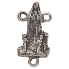Rosary medal in zamak, Apparition of Fatima.
