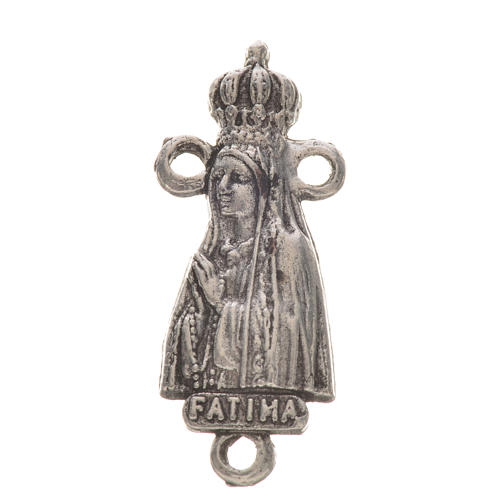 Pieza central para rosario hecho por ti Virgen de Fátima 1
