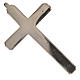 Crucifixo para terço niquelado e galvanização prata antiquada s2