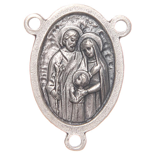 Medal for DIY rosary with Our Lady of Loreto and Holy Family 2
