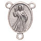 Medal for DIY rosary with Pope Francis and Merciful Jesus s2