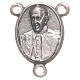 Medal for DIY rosary with Pope Francis and Merciful Jesus s1