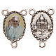 Łącznik Papież Franciszek metal owalny żywica 1.8 cm s1
