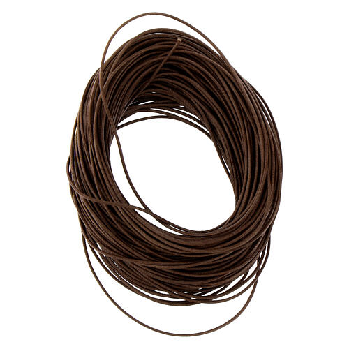 Brown rope for DIY rosaries (12 rosaries) 1