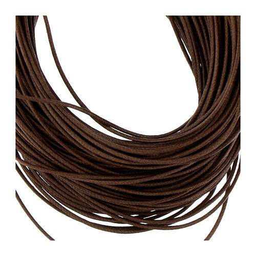 Corda castanha para montagem de terços (suficiente para 12 terços) 2