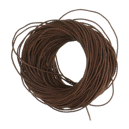 Brown cord for Do It Yourself Rosary (12 rosaries) 1
