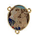 Rosary centerpiece, Mary with Child Jesus enameled s1