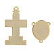 Krzyż i łącznik Madonna z Lourdes, różaniec do samodzielnego wykonania s2