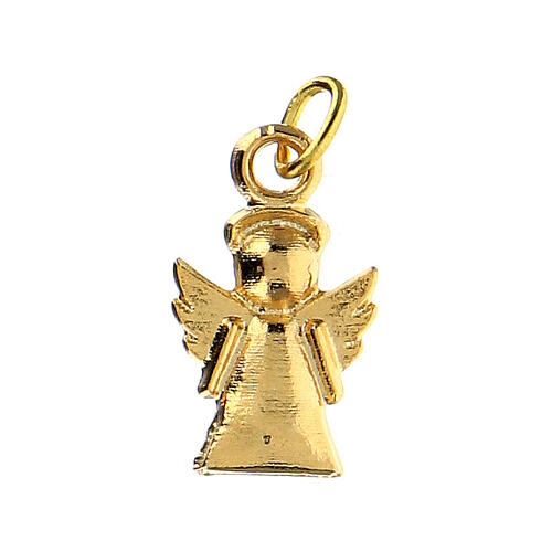 Angel-shaped pendant, gold plated, 2.5 cm 1
