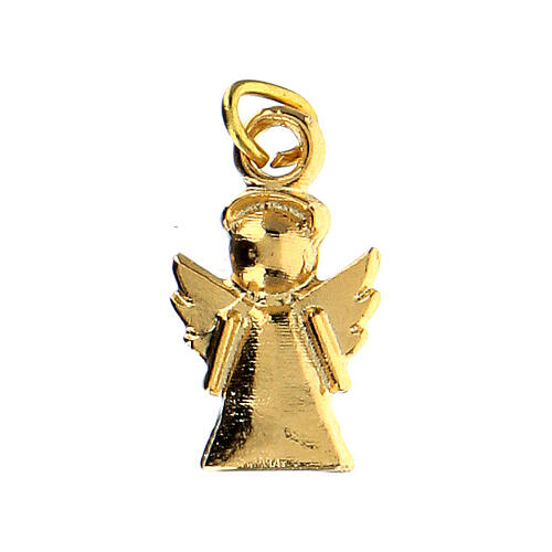 Angel-shaped pendant, gold plated, 2.5 cm 2