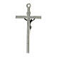 Simple crucifix for rosary, zamak, 4.5x2.5 cm s3