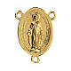 Miraculous Madonna centerpiece in golden zamak 2.5 cm s1