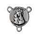 Cruce logo Jubileo 2025 Virgen Niño Jesús 1 cm zamak s2