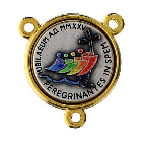 Jubiläums-Medaille aus Zama mit dem Logo Jubiläum 2025 San Pietro 2 cm