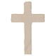 Crocifisso per rosario 3 cm legno naturale Val Gardena s4