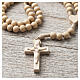 Rosary Crucifix 3 cm Natural Val Gardena Wood s2