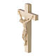 Crocifisso legno naturale 5 cm Val Gardena s2