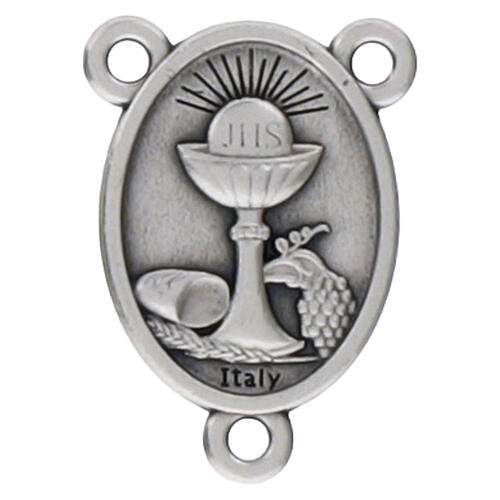 Carlo Acutis Silver-plated Rosary Centerpiece Medal, 20x18 mm DIY Rosary 2