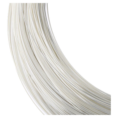 Wire spool for rosaries of 0.6 mm silver‑plated copper for 144 rosaries 3