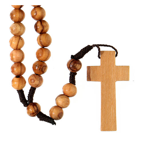 Holyland olive wood rosary 2
