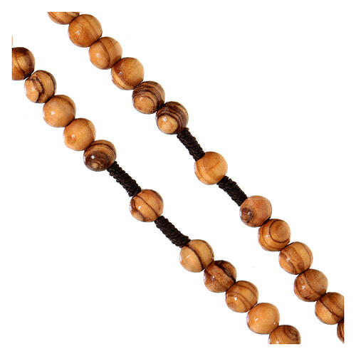 Holyland olive wood rosary 3