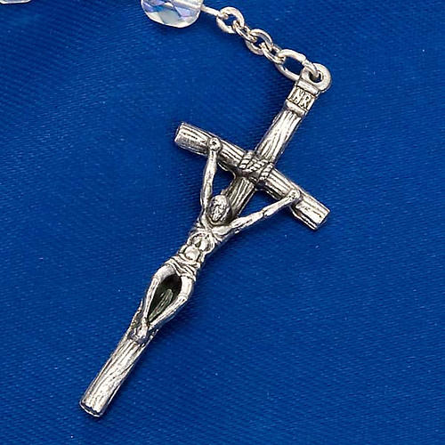Iridescent glass rosary 3