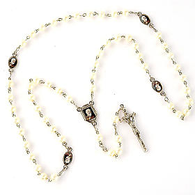 Chapelets perles d'imitation: Chapelet avec perles, images, diam. 20 cm